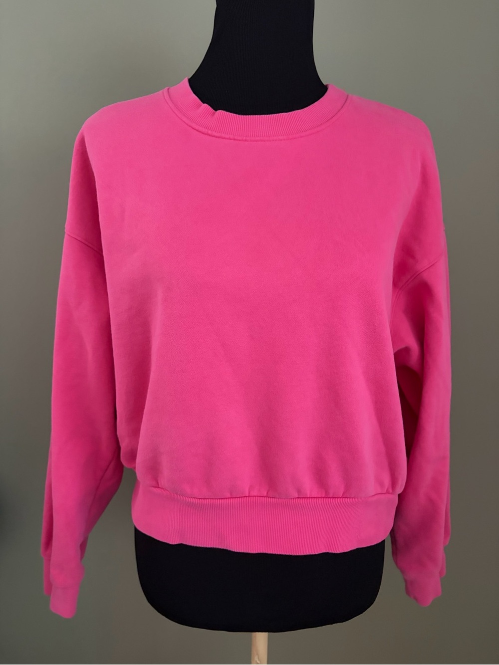 Beyond Yoga Vibrant Pink Crew Neck Sweatshirt